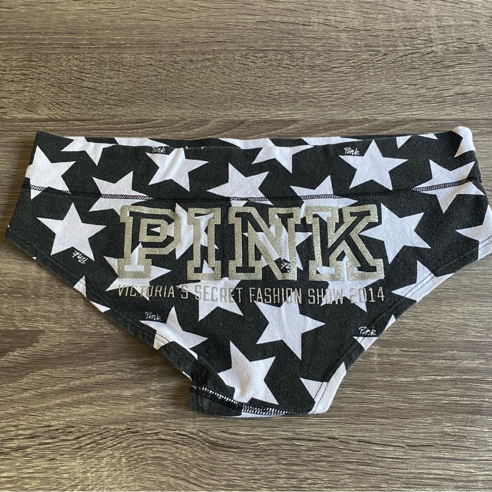 Victoria’s Secret PINK Fashion Show 2014 Star Print Glitter Panty